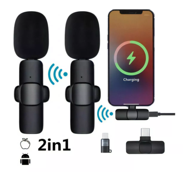 Microfono Inalambrico Recargable Tipo C - Imagen 2